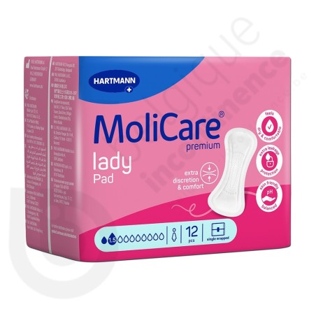 Molicare Lady Pad 1,5 Druppels Molicare Lady Pad 1,5 Druppels