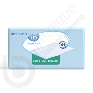 iD Essential Underpads Super - 60 x 60 cm