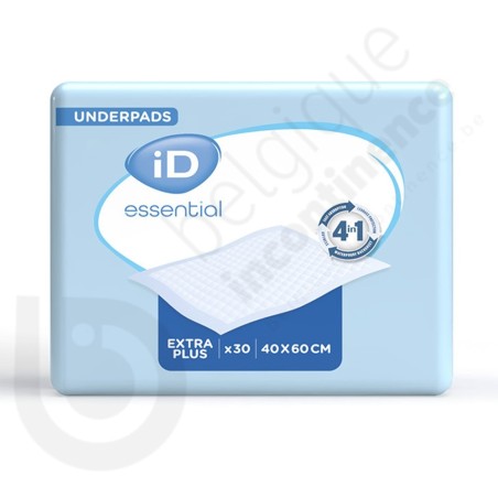 iD Essential UnderPads Extra Plus - 40 x 60 cm iD Essential UnderPads Extra Plus - 40 x 60 cm