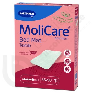 Molicare Bed Mat Textile 7 Druppels - 85 x 90 cm